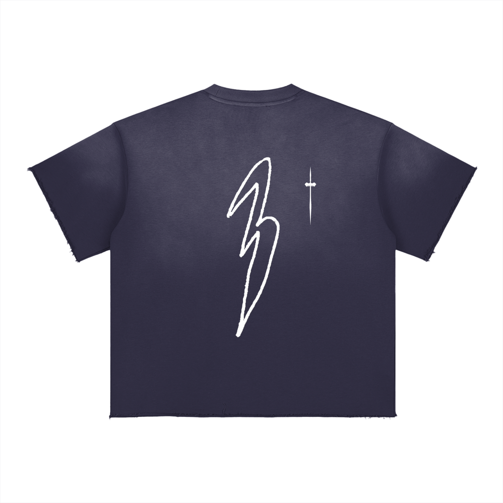 Xiv Raw Edge Tee